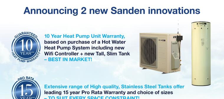 Announcing 2 new Sanden innovations